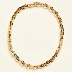 NWT Eddie Borgo Supra Link Collar Necklace Gold